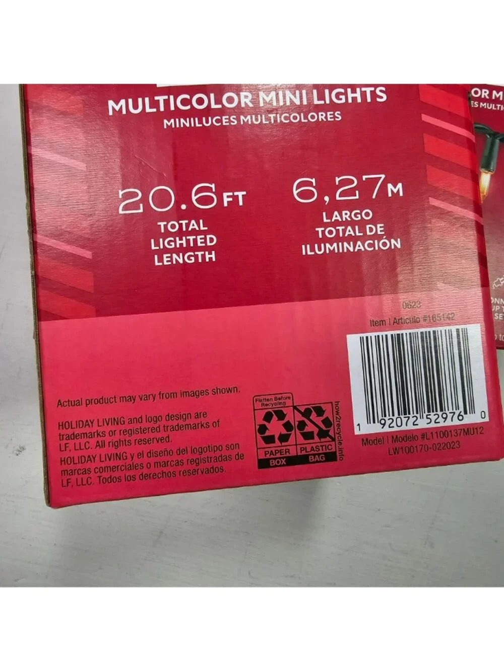 Holiday Living Set of 4 Boxes 100-Count Multicolor Mini Lights Indoor/Outdoor